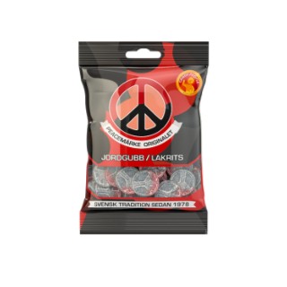 Peace Mansikka Lakritsa pussi 80gr 18kpl