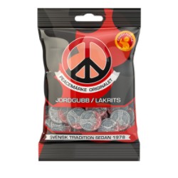 Peace Mansikka Lakritsa pussi 80gr 18kpl