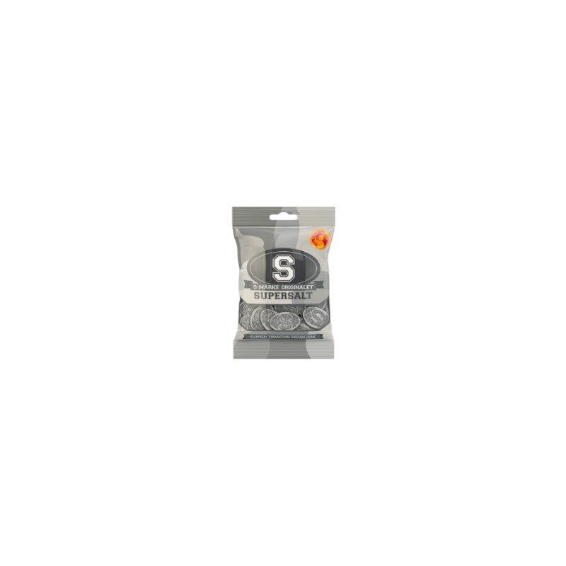 S marke Super Salta Vakeva Salmiakki 80gr 18kpl