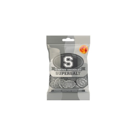 S marke Super Salta Vakeva Salmiakki 80gr 18kpl