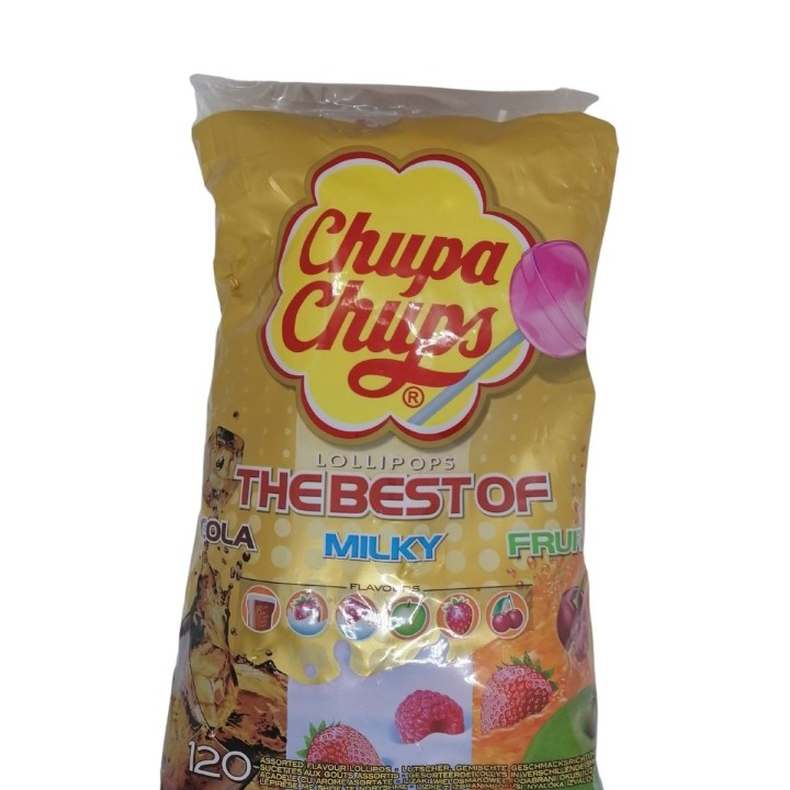 Chupa tikkaripussi 120kpl tukkupakkaus