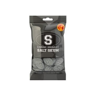 S marke Salta skum Salmiakki Vaahto pussi 70gr 14kpl