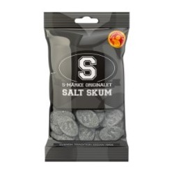 S marke Salta skum Salmiakki Vaahto pussi 70gr 14kpl