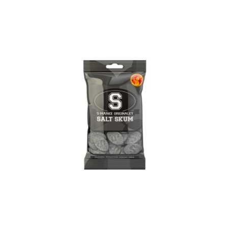 S marke Salta skum Salmiakki Vaahto pussi 70gr 14kpl