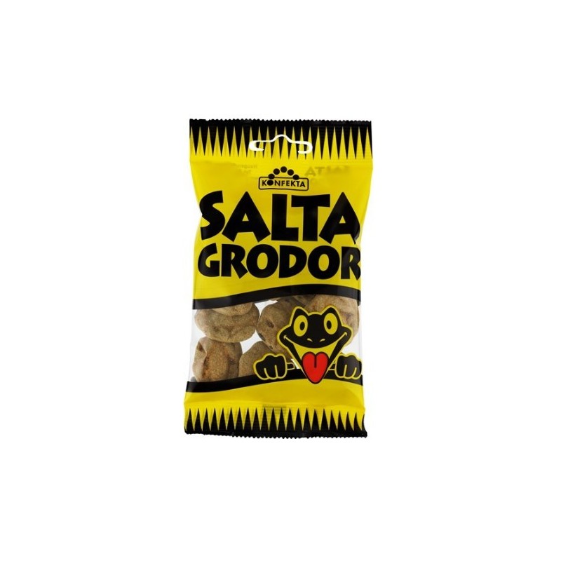 Salta Grodor Salmiakki Sammakko pussi 65gr 20kpl