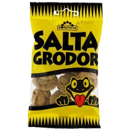 Salta Grodor Salmiakki Sammakko pussi 65gr 20kpl