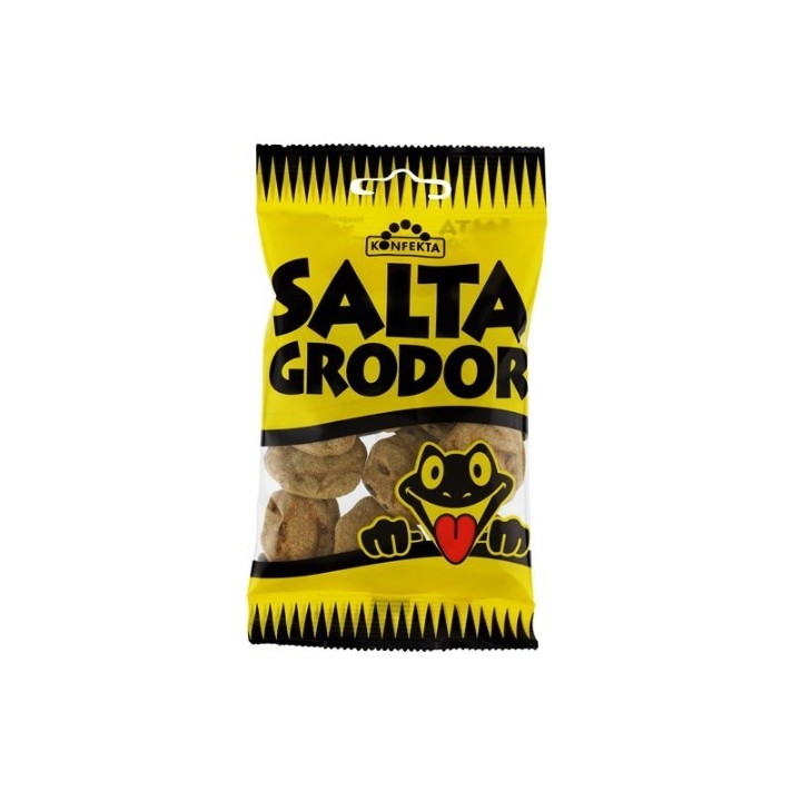 Salta Grodor Salmiakki Sammakko pussi 65gr 20kpl