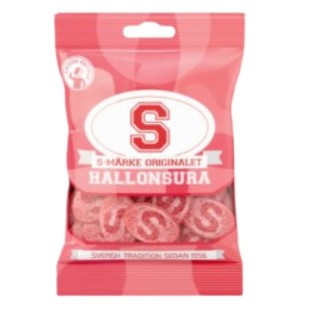 S marke Hallon Sura Kirpea Vadelma 80gr 18kpl