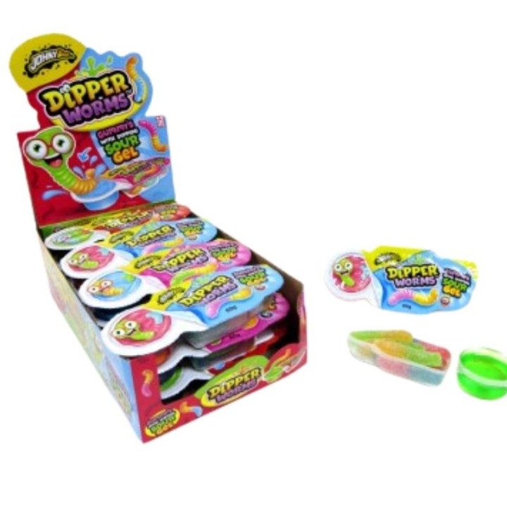Johny Bee Dippers Worms 60gr 12kpl