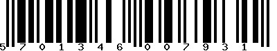 EAN-13 : 5701346007931