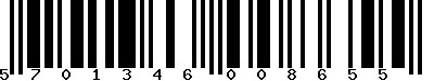 EAN-13 : 5701346008655