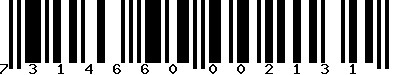 EAN-13 : 7314660002131 EAN-13 : 7314660002131