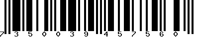 EAN-13 : 7350039457560
