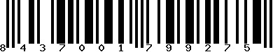 EAN-13 : 8437001799275